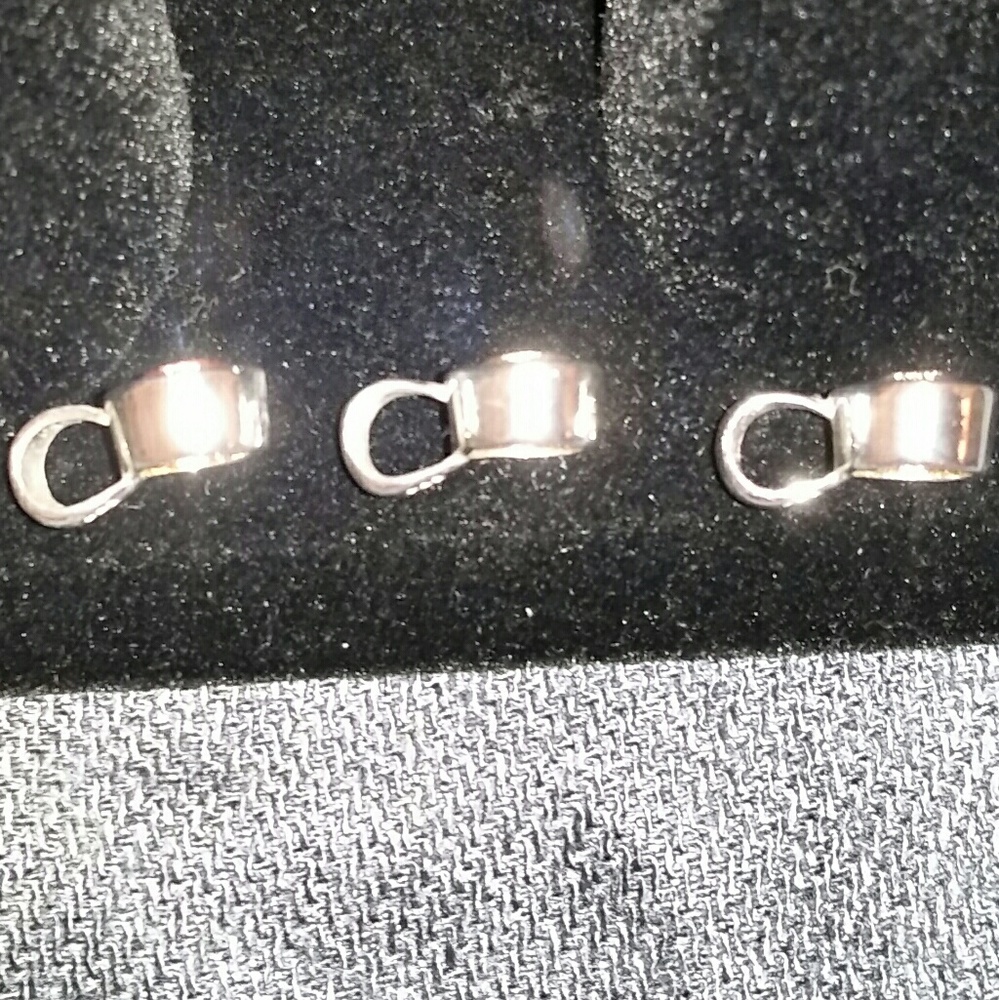 6mm Round Swarovski Crystal Pendants .925 Silver - Picture 6 of 7